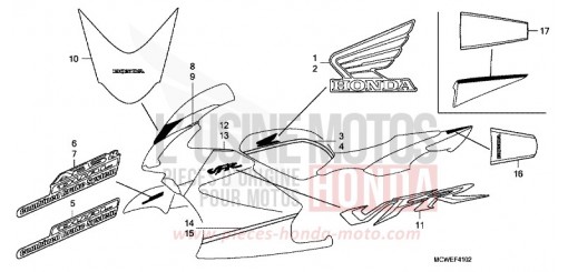 MARQUE (3) VFR800A9 de 2009